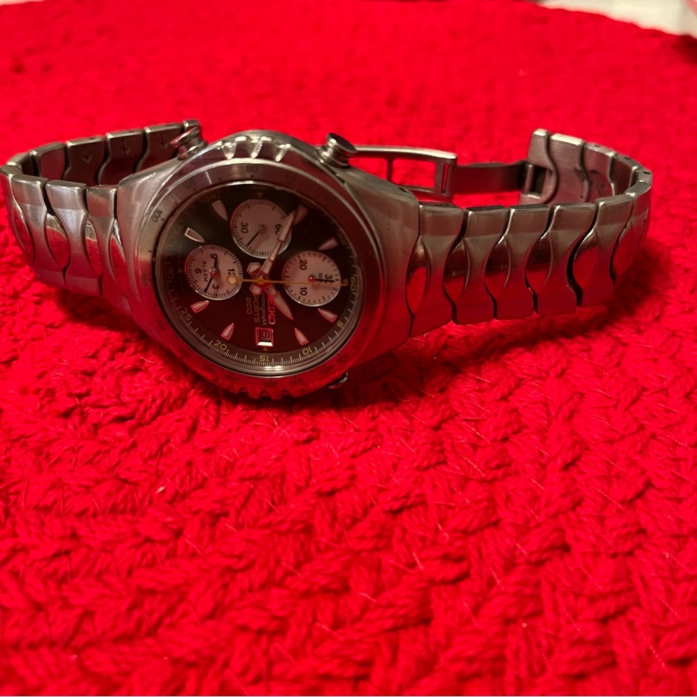 Seiko Macchina Sportiva By Giugiaro 7T32-6H60 Men’s Watch - Highly Collectible! - Picture 3 of 10